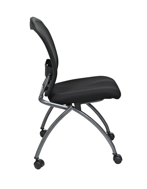 Office Star Deluxe Armless Folding Chair With ProGrid Back, (2-Pack) 84220-30 Office Star Deluxe Armless Folding Chair With ProGrid Back, (2-Pack) 84220-30
